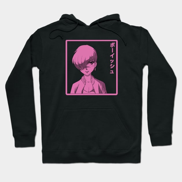 Cool Girl Hoodie by PaintItBlak